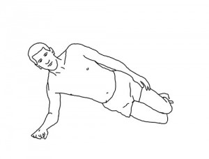 SideBridge Side Bridge exercise for core muscle stabilization